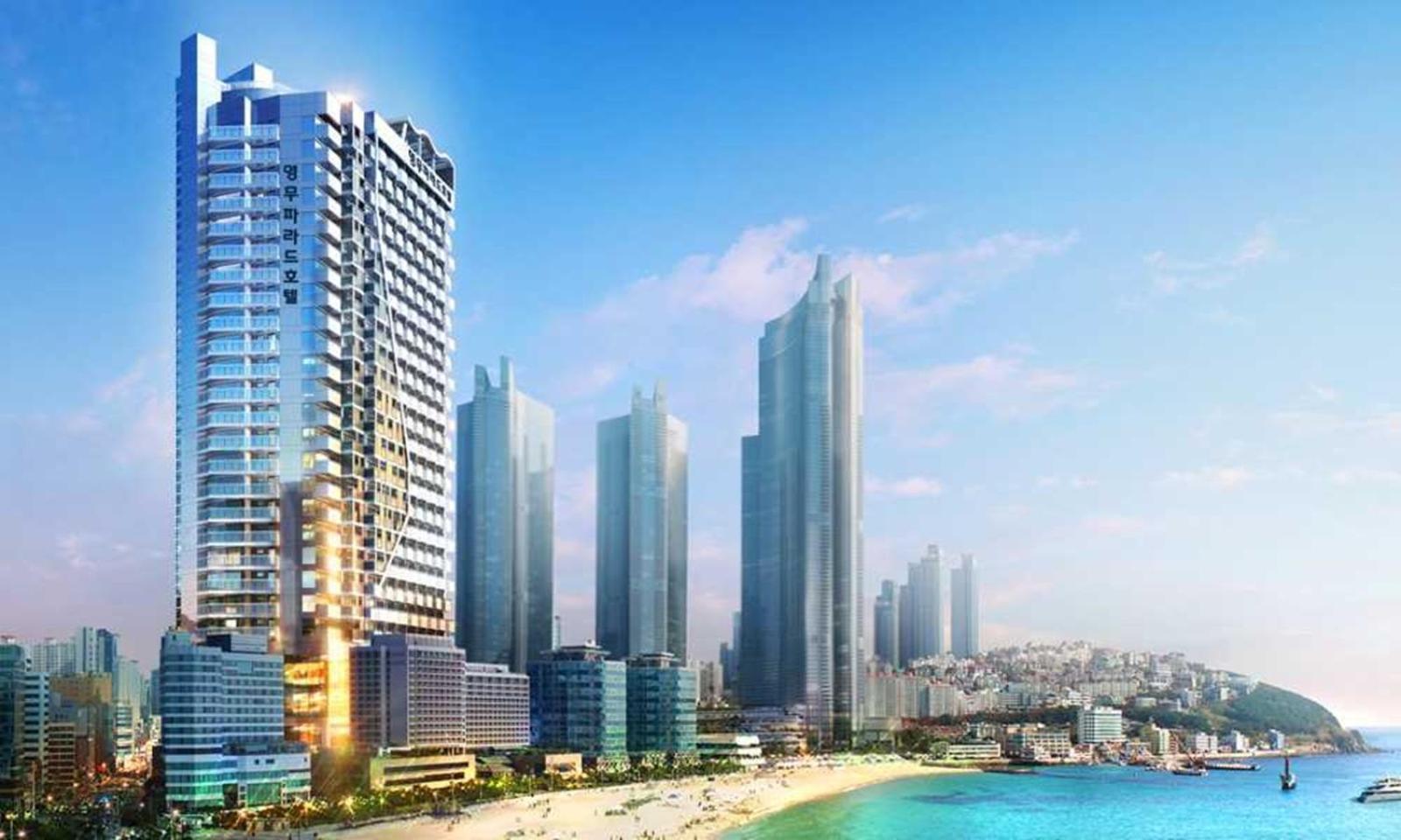 Busan Yeongmu Parade Hotel Haeundae Beach エクステリア 写真